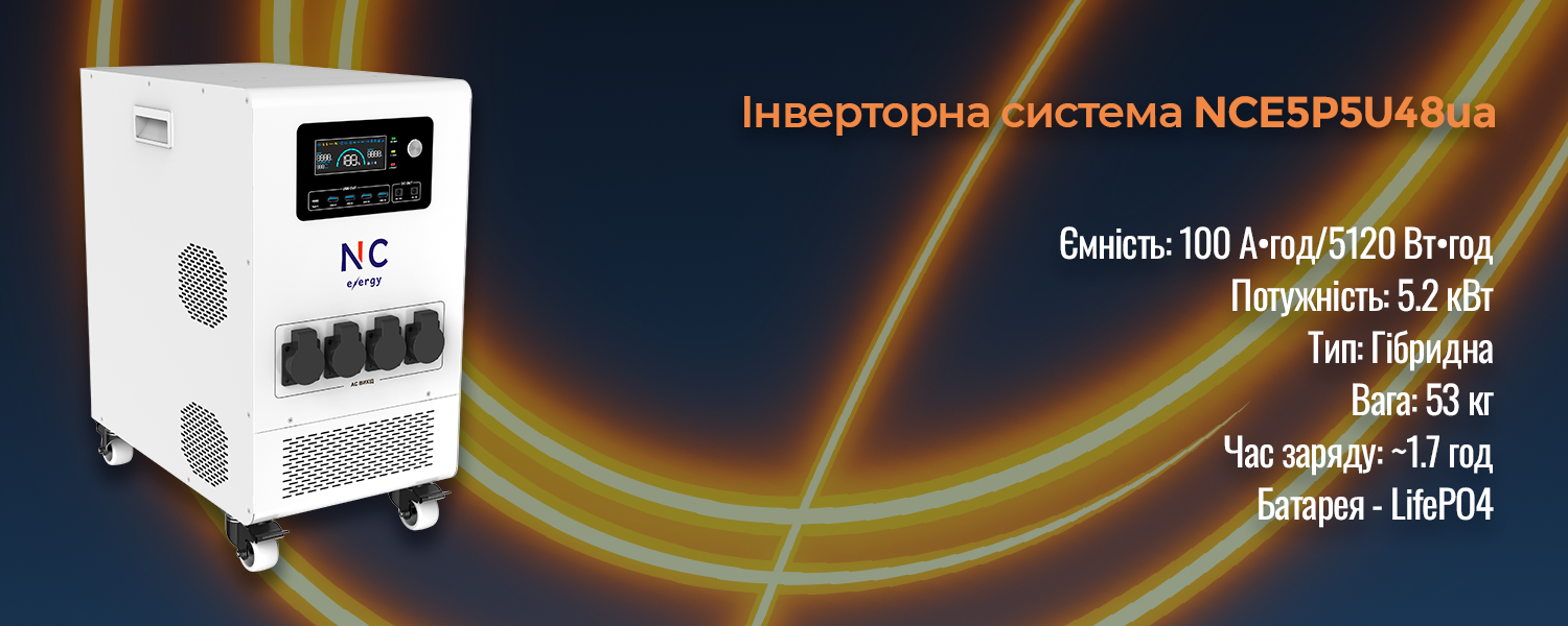 Портативна система Nc-energy nce3p3u24ua